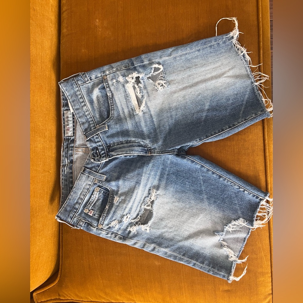 AG-ED Adriano Goldschmied Denim Nikki Relaxed Skinny Short 27 R